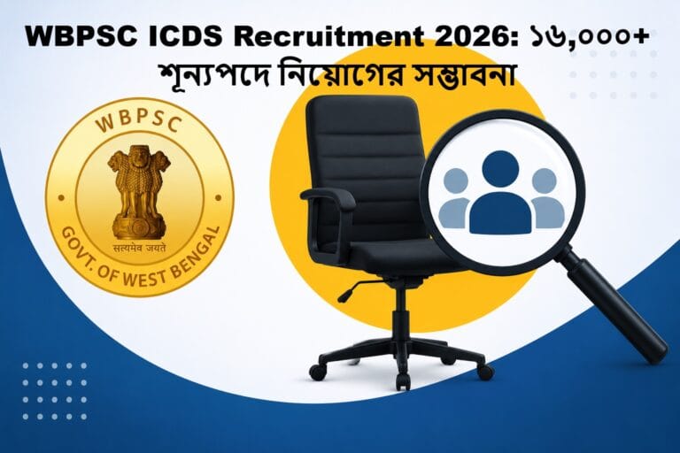 WBPSC ICDS Recruitment 2026