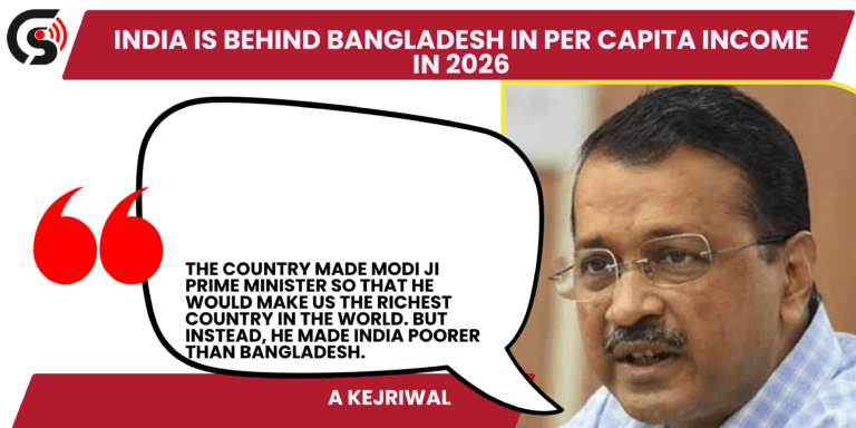 India Is Behind Bangladesh in Per Capita Income