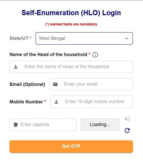 Self-Enumeration Portal Faces OTP and CAPTCHA Issues