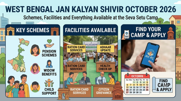 West Bengal Jan Kalyan Shivir October 2026