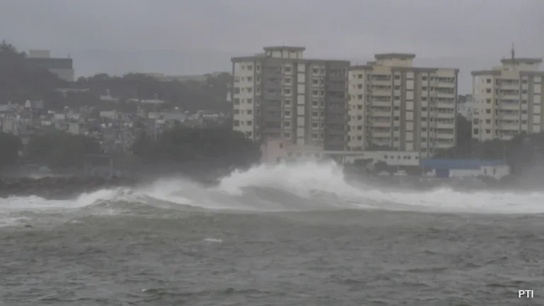 Cyclonic Storm Arnab Slams Into Andhra Coast