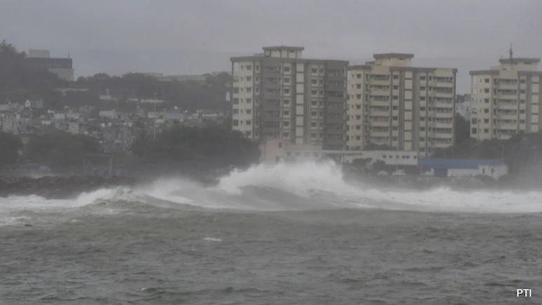 Cyclonic Storm Arnab Slams Into Andhra Coast