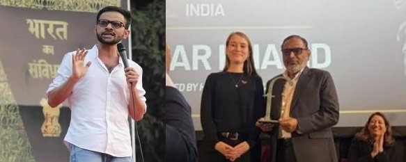 Jailed Activist Umar Khalid Honoured With Front Line Defenders Award in Dublin